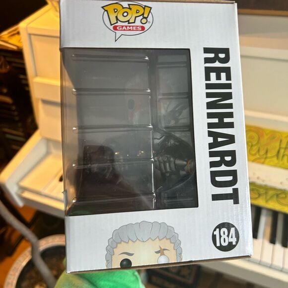 Funko Pop 8" Overwatch 184 Reinhardt Vinyl Figure in Black and Gray - Picture 10 of 13